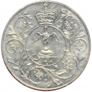 Wielka Brytania, Elżbieta II, 1 Korona (25 Pensów) Londyn 1977 - Srebrny Jubileusz Królowej
