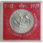Wielka Brytania, Elżbieta II, 1 Korona (25 Pensów) Londyn 1977 - Srebrny Jubileusz Królowej