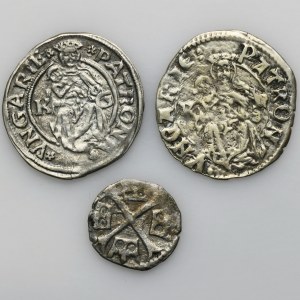 Set, Hungary, Parvi and Denarius (3 pcs.)