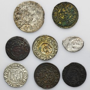 Zestaw, Mix monet z XVI-XVII wieku (8 szt.)