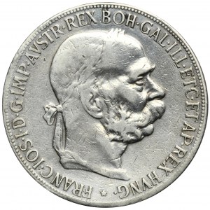 Austria, Franz Joseph I, 5 Corona Wien 1900