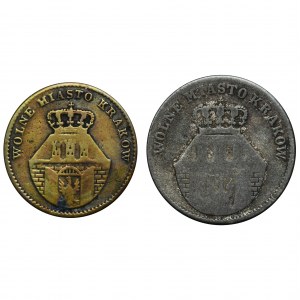 Set, Free City of Krakau, 5 and 10 groschen (2 pcs.)