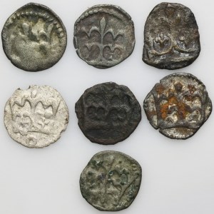 Set, Ladislaus II Jagiello, Ladislaus III Spindleshanks and Casimir IV Jagiellon, Denarius (7 pcs.)