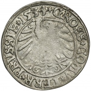 Sigismund I. der Alte, Grosz Toruń 1534 - PRVSSI/PRVSSIE