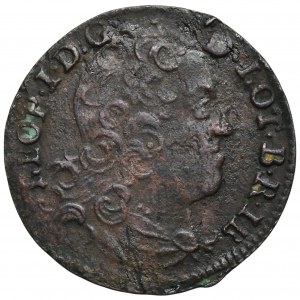 Francja, Hrabstwo Lotaryngii, Leopold I, Liard Nancy 1728 - RZADKI