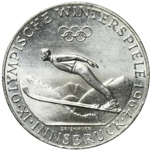 Austria, II Republic, 50 Schilling Wien 1964 - Winter Olympic