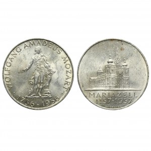 Set, Austria, II Republic, 25 Schillings Wien (2 pcs.)