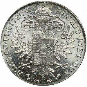 Austria, Maria Theresa, Thaler Wien 1780 SF - RESTRIKE