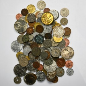 Zestaw, Mix monet zagranicznych z XX wieku (504 g)