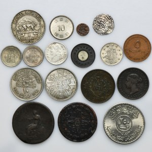 Set, Mix of foreign coins (17 pcs.)
