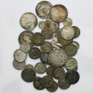 Zestaw, Niemcy, Francja i Niderlandy, Mix monet (49 szt.)