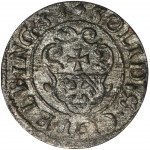 Elbląg pod panowaniem szwedzkim, Gustaw II Adolf, Szeląg Elbląg 1631 - ILUSTROWANY, ex. Marzęta