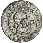 Zygmunt III Waza, Szeląg Ryga 1609 - RZADKI, ILUSTROWANY, ex. Marzęta