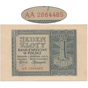 1 gold 1941 - AA -.
