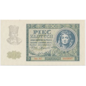 5 złotych 1941 - AC -