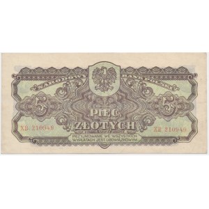 5 złotych 1944 ...owym - XB -