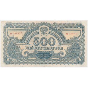 500 złotych 1944 ...owym - AX -