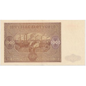 1,000 zloty 1946 - K - LATER