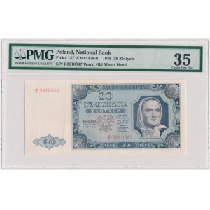 20 Gold 1948 - B - PMG 35