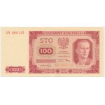 100 złotych 1948 - GN - bez ramki -