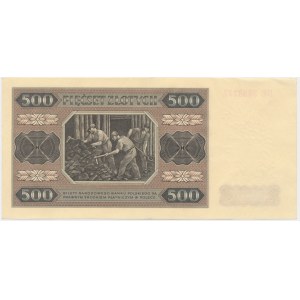 500 złotych 1948 - BE - ładny