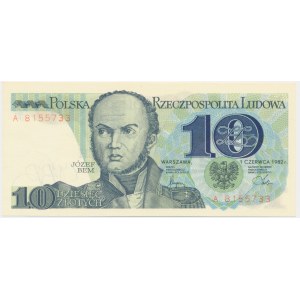 10 złotych 1982 - A -