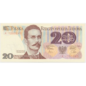 20 złotych 1982 - A -