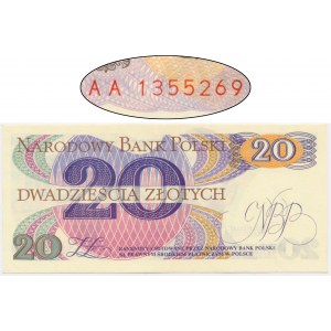 20 złotych 1982 - AA -