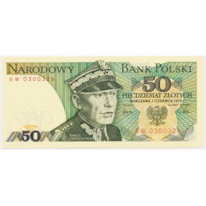 50 zloty 1979 - BW - first vintage series
