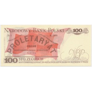 100 złotych 1976 - BA - rzadsza seria