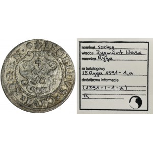 Sigismund III Vasa, Schilling Riga 1591