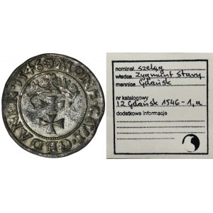 Sigismund I the Old, Shilling Danzig 1546