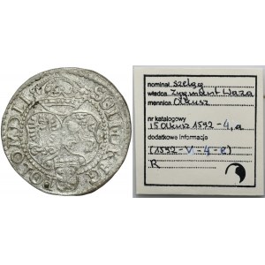 Sigismund III Vasa, Schilling Olkusz 1592 IF