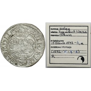 Sigismund III Vasa, Olkusz Shelly 1592 IF - ILLUSTRATED, ex. Marzęta