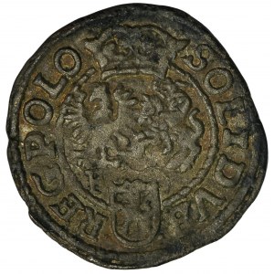 Sigismund III Vasa, Schilling Fraustadt 1600 - letter F under the eagle