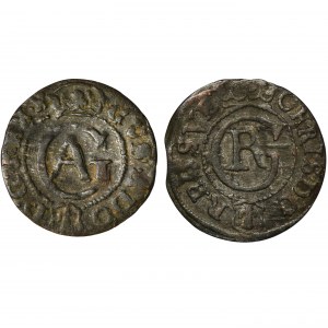 Set, Elbing under Sweden, Gustav II Adolf and Christina, Schillings (2 pcs.)