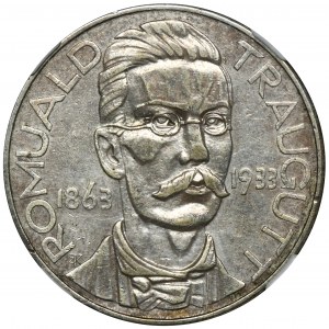 Traugutt, 10 złotych 1933 - NGC AU55