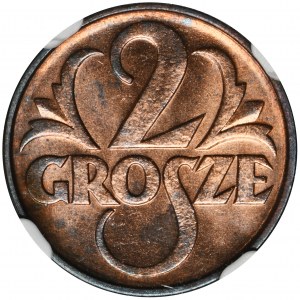 2 grosze 1936 - NGC MS65 RB