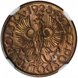 1 penny 1928 - NGC MS64 RB