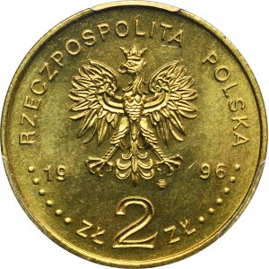 2 gold 1996 Sigismund II Augustus - PCGS MS67