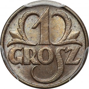 1 grosz 1931 - PCGS MS65 BN