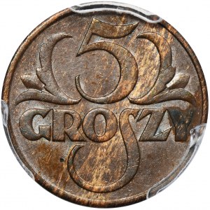 5 Pfennige 1928 - PCGS MS62 BN