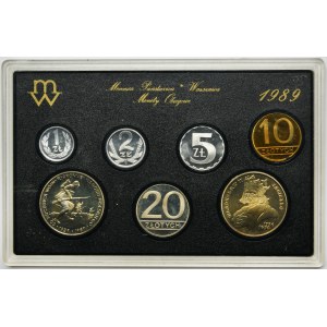 1989 vintage circulating coin set (7 pcs.) - LUSTRANS.