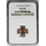 1 penny 1939 - NGC MS64 RB