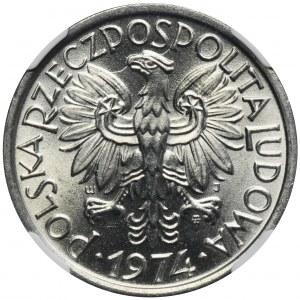 2 złote 1974 Jagody - NGC MS65