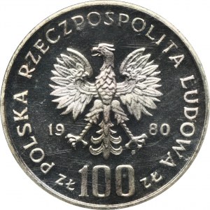 PRÓBA, 100 złotych 1980 Ochrona Środowiska Głuszec