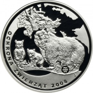 Medal Ochrona Zwierząt 2008 Niedźwiedź Brunatny - GCN PR69 - RZADKI