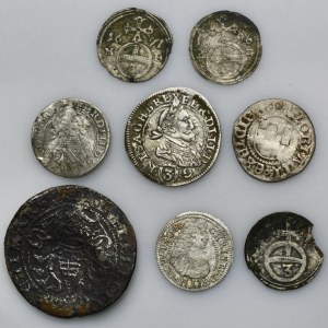 Zestaw, Austria, Niemcy, Śląsk i Śląsk pod panowaniem habsburskim, Mix monet (8 szt.)