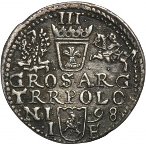 Sigismund III Vasa, 3 Groschen Olkusz 1598