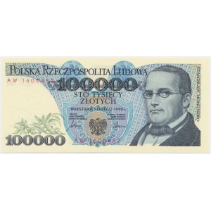 100.000 złotych 1990 - AW -